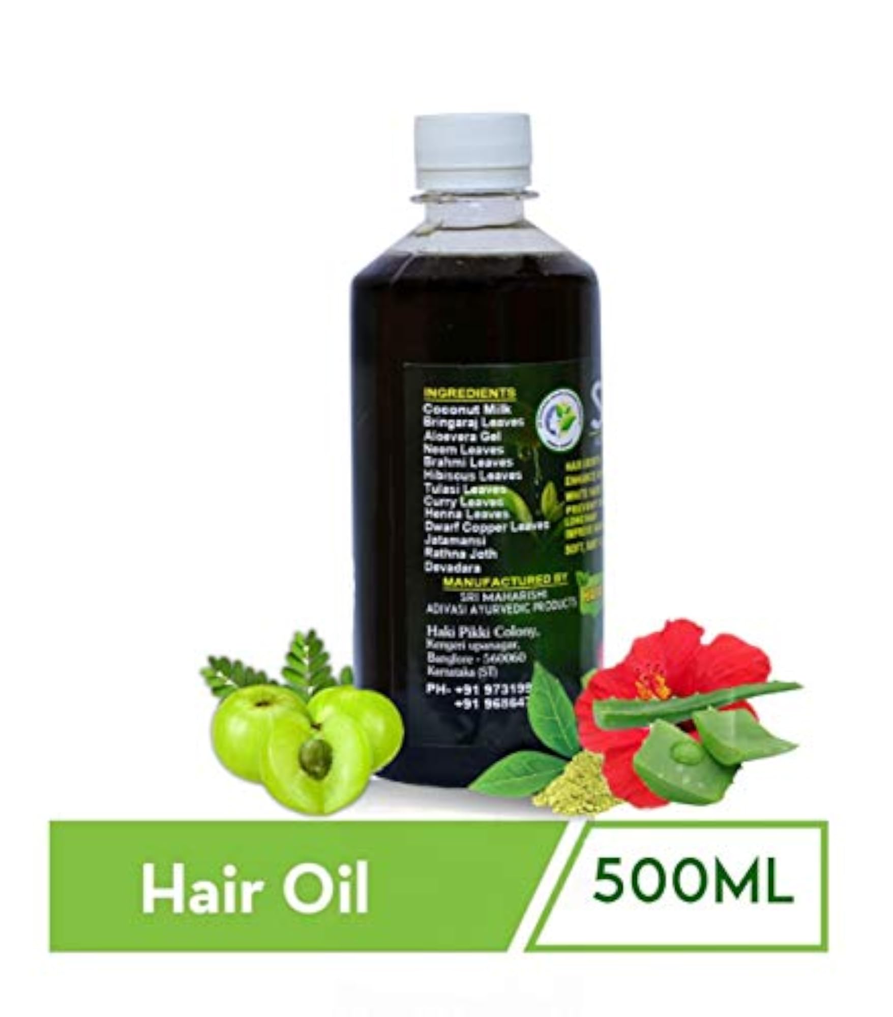 Hair Oil 500ml, Nourishing Formula for All